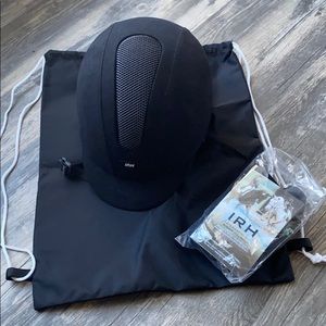 IRH Suede Riding Helmet